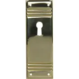 SCHÖRGHOFER & FREHE Schlüsselschild Landhausstil groß stehend - poliert (ohne Schutzlack)