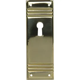 SCHÖRGHOFER & FREHE Schlüsselschild Landhausstil groß stehend - poliert (ohne Schutzlack)