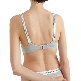 Tommy Hilfiger Damen Triangel BH Stretch, Grau (Light Grey Heather), S - S
