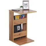 Ricoo Beistelltisch Beige Eiche 35 x 60 x 40 cm