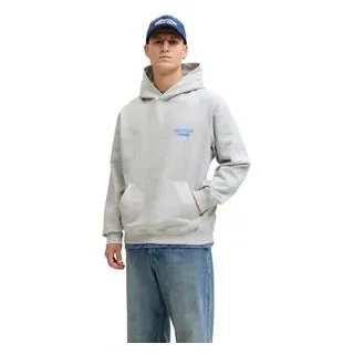 JACK & JONES Hoodie Grau XL