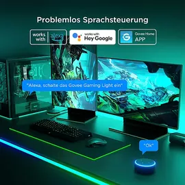 Govee Neon Gaming Tischleuchte Mehrfarbig 3 m