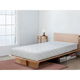 xaluca Matratze Kinderbett 70X190 Viscosoja Höhe18 cm Bezug mit viskoelastischem Bambusgewebe