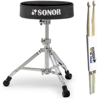 Sonor DT 4000 Drum Hocker mit Drumsticks, Weiteres Instrumenten