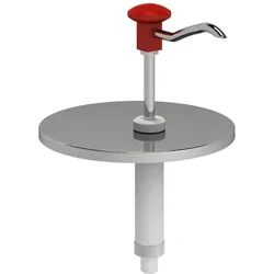 Gastro-Inox Gastro -M Eimerspender 5 Liter Mit Druckknopfbedienung, Deckel Aus Edelstahl 18/10