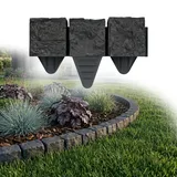 GARDENIX Rasenkante 240 x 10 x 10 cm  grau