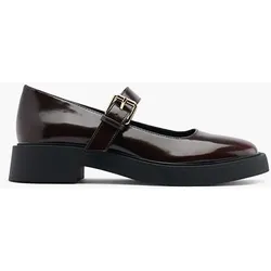 Mary Jane Ballerina - Damen - burgunder