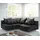 DeLife Eckcouch Clovis Anthrazit Antik Optik Ottomane Links Ecksofa modular