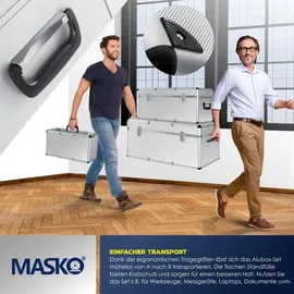 Masko Alubox Aluminium 0 l Silber