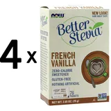 4 x NOW Foods Better Stevia, French Vanilla - 75 packets (249,83 EUR/kg)