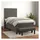 vidaXL Boxspringbett 100 x 200 cm Dunkelgrau