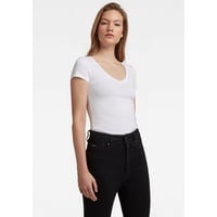 G-Star RAW Damen Basic V-Neck Cap Sleeve T-Shirt