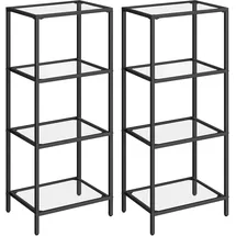 VASAGLE Bücherregal 40 x 95 x 30 cm Schwarz