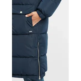 Oxmo Kurzmantel OXMO "Kurzmantel OXAlba", Damen, Gr. L, blau (marineblaus), Obermaterial: 100% Polyester PES., Mäntel Kurzmantel