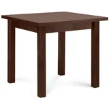 Konsimo Saluto Klappbarer Esstisch Ausziehbar, Kastanienbraun - Konsimo