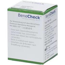 PHARMADOC GMBH Benecheck Harnsäure-Teststreifen BK-U1
