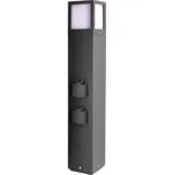 Deko-Light Außenstandleuchte Aluminium 65,0 cm 1x max. 20 W E27 dunkelgrau