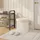 Woltu Sitzhocker mit Deckel Velvet 38 x 36 x 38 cm Beige