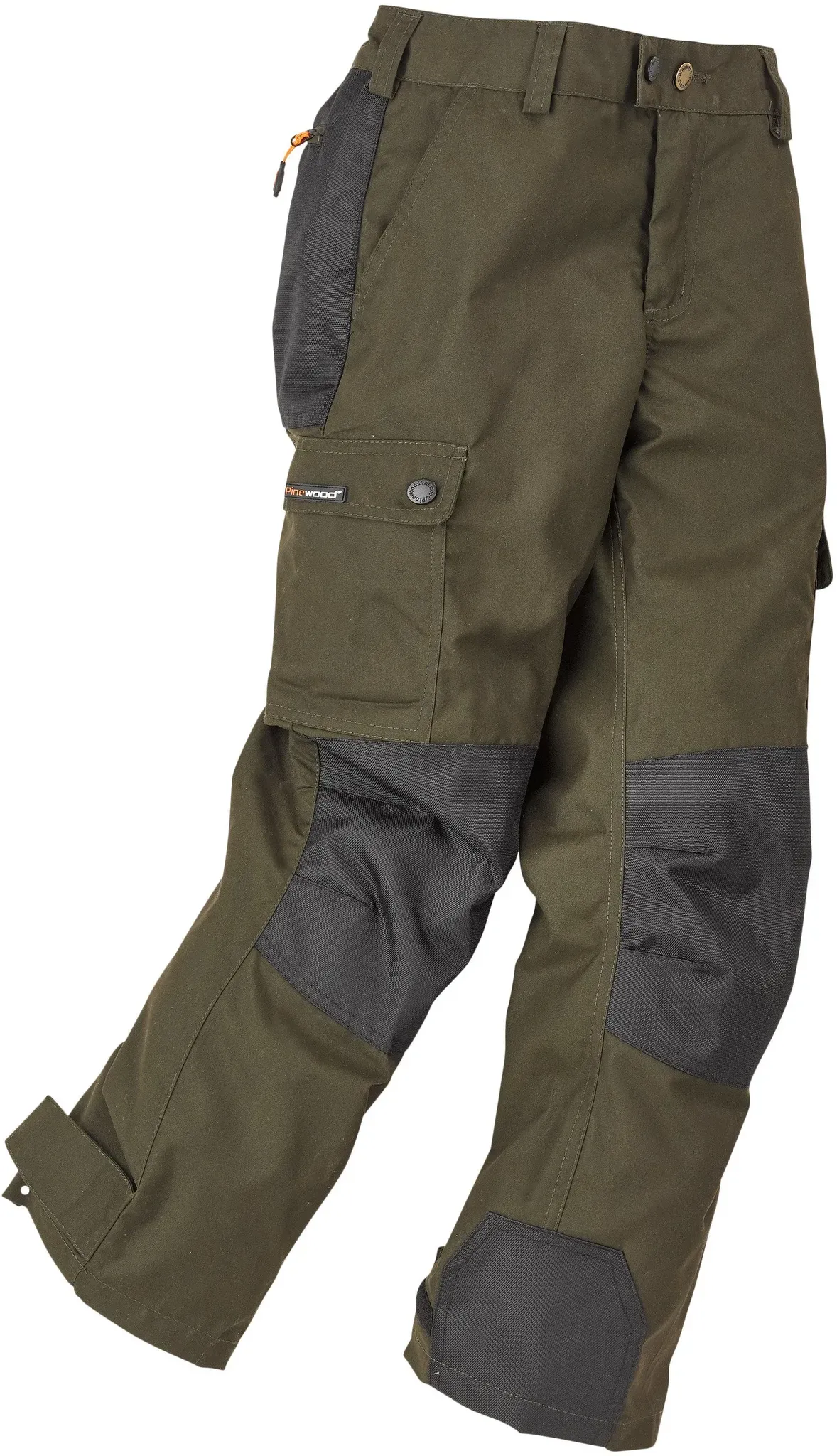 Pinewood Kinderhose Lappland, mossgreen-black, 140