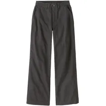 Patagonia Damen Point Reyes Canvas Wide Leg Hose (Größe XS, schwarz)