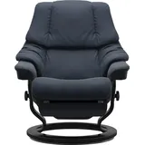 Stressless "Reno", elektrisch verstellbar, optional 2-motorisch, Größe M & L blau 79 cm x 108 cm x 78 cm