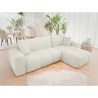 MIRJAN24 Ecksofa Fetrinu, mit Bettkasten und Schlaffunktion, L-Form, Seite Universal beige