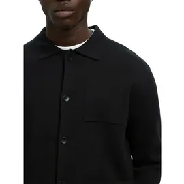 Selected Mike Relaxed Fit Strickjacke Schwarz XL