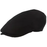 Fiebig Schiebermütze Schiebermütze 100% Kaschmir Flatcap blau 62