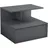 [en.casa] Amberg Hängeregal 40 x 35 x 31 cm Dunkelgrau
