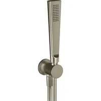GESSI Cono Brause-Set mit Wandanschlussbogen - Finox Optik