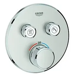 Grohe Grohtherm Smartcontrol Brausethermostat 29119DC0, supersteel, 2 Absperrventile