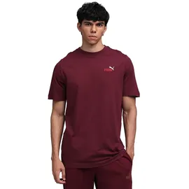 Puma 2 Color Small No. 1 Logo Herren T-Shirt, rot - M