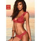 JETTE Triangel-Bikini Damen Rot 34 Cup A/B