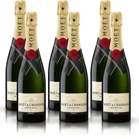 Moët & Chandon Champagner Impérial, brut, sortenreines Weinpaket (6x0,75l)