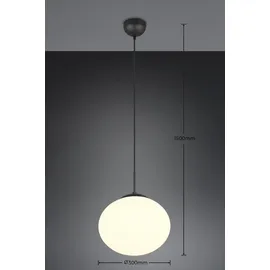 Trio Fomento 1-flg. 15 W 30 cm schwarz