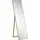 Homcom Standspiegel 40 x 150 cm Silber Hellbraun