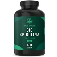 Bio Spirulina Presslinge - 600 Kapseln - TRUE NATURE 600 St