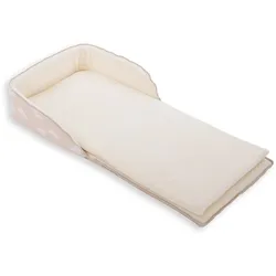 Kikkaboo tragbares Babybett 2 in 1 Rucksack Matratze verstellbare Gurte faltbar hellbraun