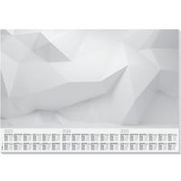 Sigel Schreibunterlage HO460, grau, Papier, Wall, 30 Blatt, mit Kalender, 59,5 x 41cm