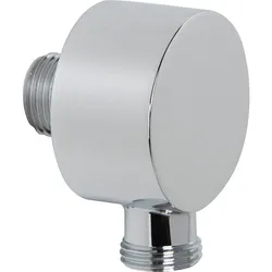 Wandanschlussbogen rund (Ausführung: Design-Wandanschlussbogen rund DN 15 mit Rueckflussverhinderer)