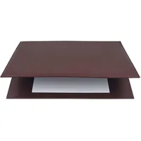 Niji Schreibtischunterlage aus Leder, Braun