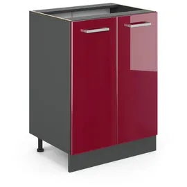 Vicco Unterschrank R-Line 60 x 46 x 81,6 cm Rot