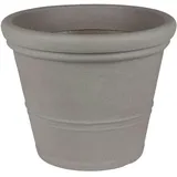 Pflanztopf Siena Rillen 52x43cm Sand Blumentopf Blumenkübel Übertopf Gartendeko Sand 52