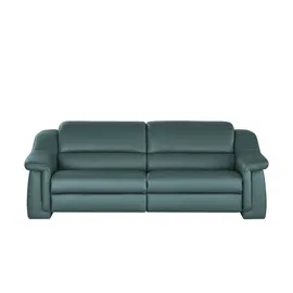 HIMOLLA Ledersofa 2-Sitzer türkis/petrol
