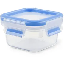 Emsa Clip & Close Frischhaltedose quadratisch Transparent/Blau 0,2 l