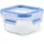 Emsa Clip & Close Frischhaltedose quadratisch Transparent/Blau 0,2 l