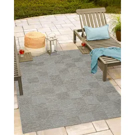 The CarPET Teppich »Calgary« rechteckig 1 mm Höhe moderner robuster In und Outdoor Teppich, grau