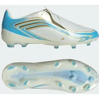 adidas F50 Messi Elite FG Kinder Beige/Blau/Weiß 34