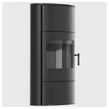 Hoch Ø 150 10 kW Schwarz / Innenverkleidung Schwarz