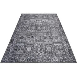 Teppich WECON HOME "Fresh Bachtiar", grau, B:80cm H:6mm L:150cm, Baumwolle, Kunstfaser, Teppiche, Wohnzimmer